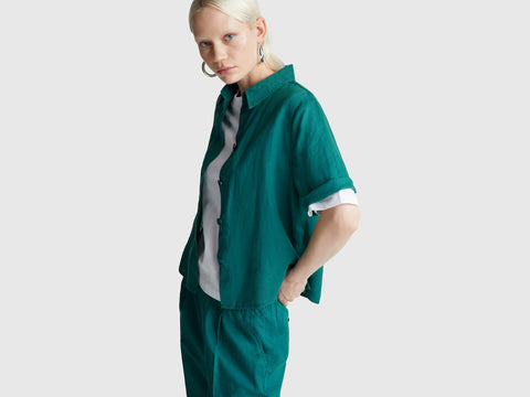 Camisa curta em puro linho - ucb_image_F