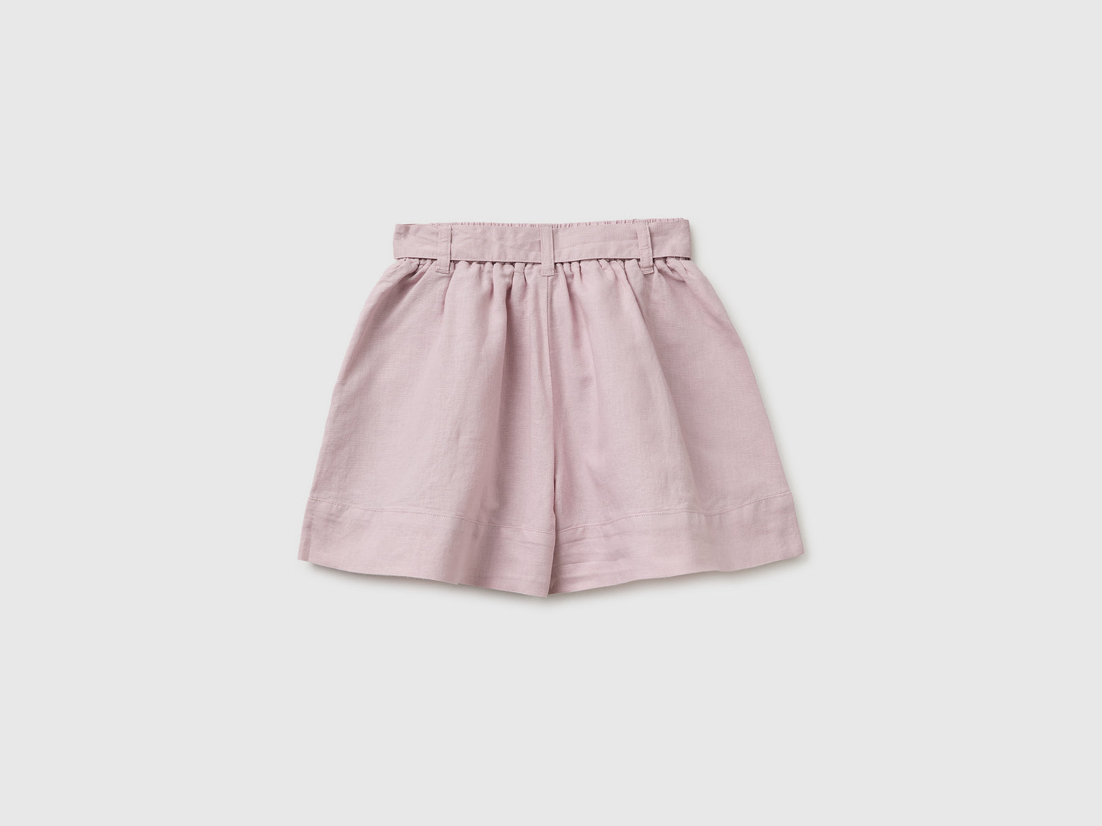 Linen blend shorts with sash - ucb_image_BS
