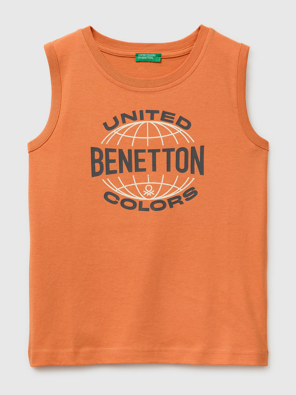 Organic cotton tank top with logo print - ucb_image_FS