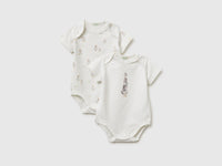 Two bodysuits in stretch organic cotton - ucb_image_FS