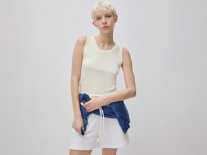 Canotta slim fit a costine