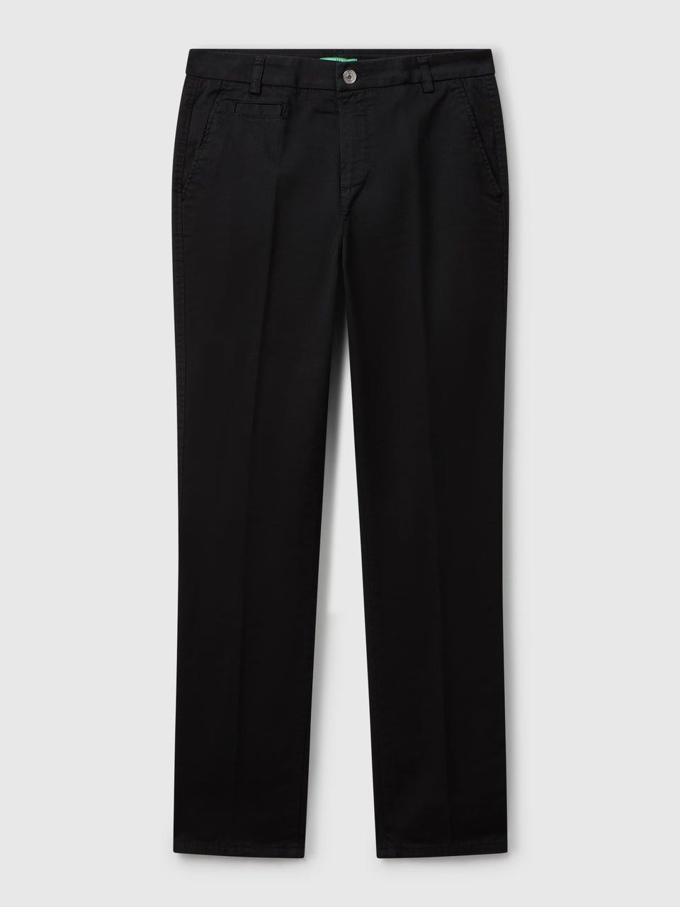 Chinos slim fit em algodão preto - ucb_image_FS