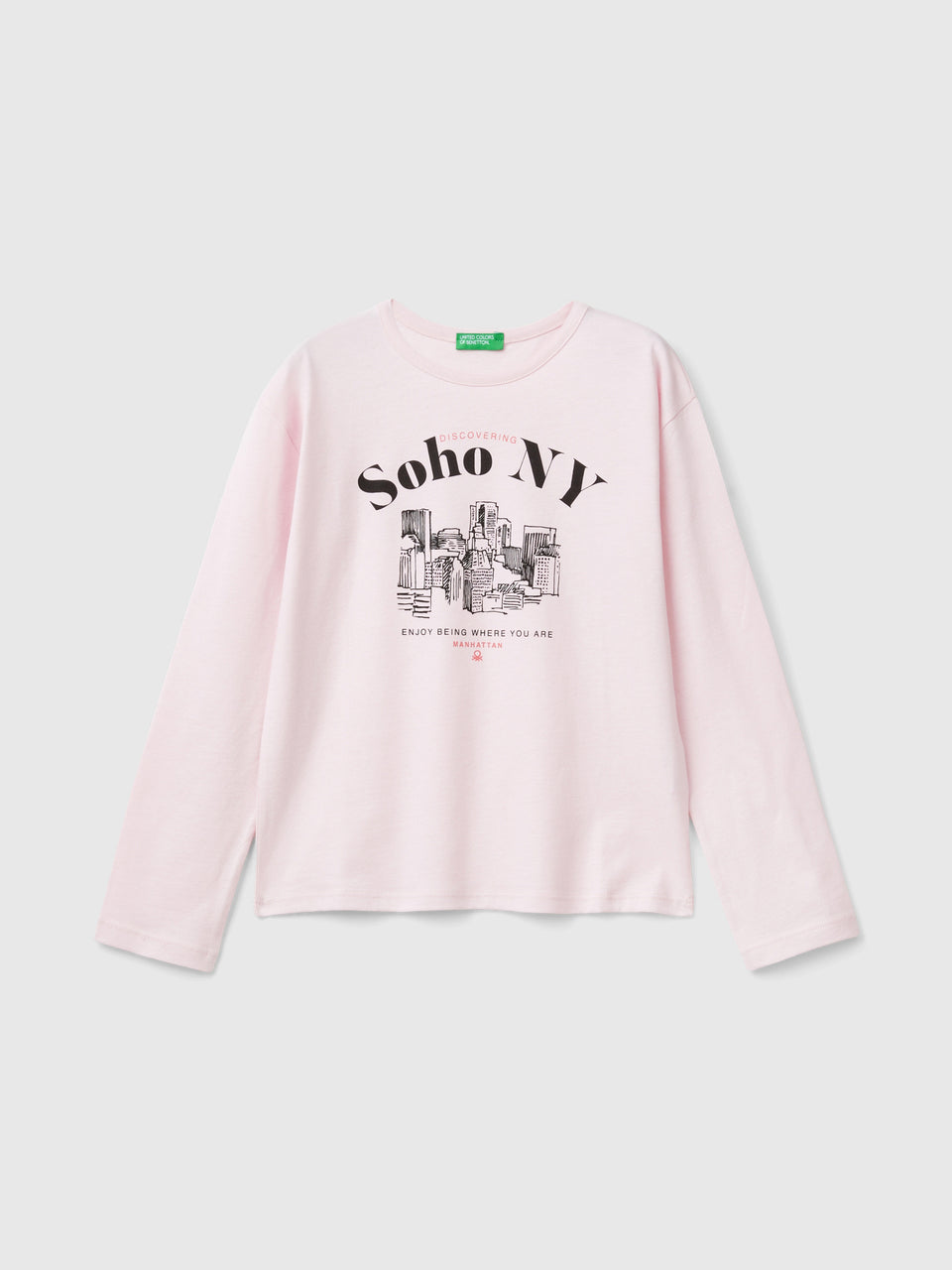 T-shirt com estampa slogan - ucb_image_FS