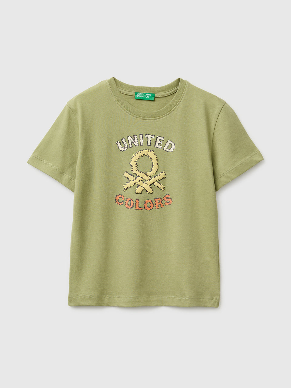 Organic cotton T-shirt with logo print - ucb_image_FS