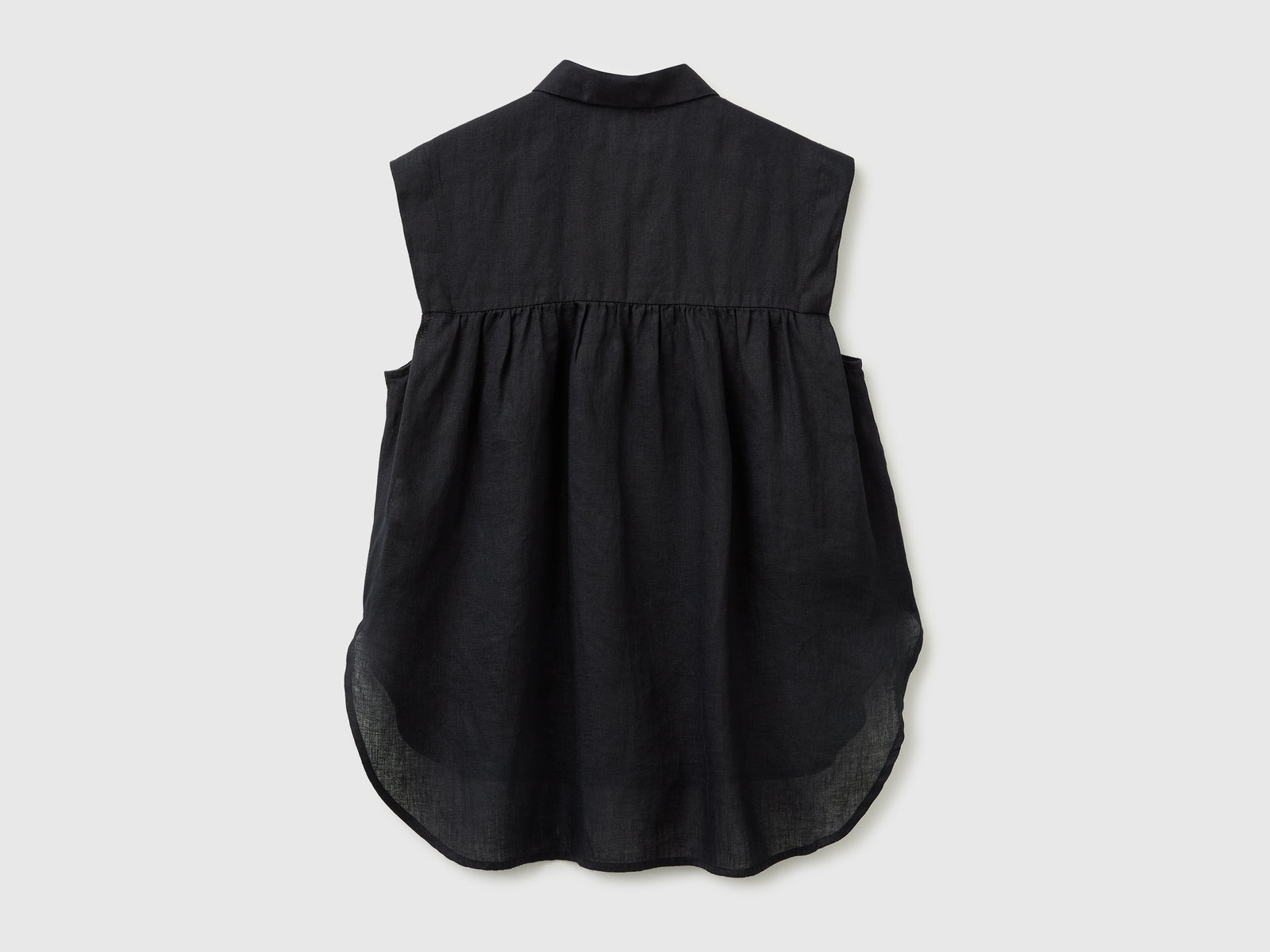 100% linen sleeveless blouse - ucb_image_BS