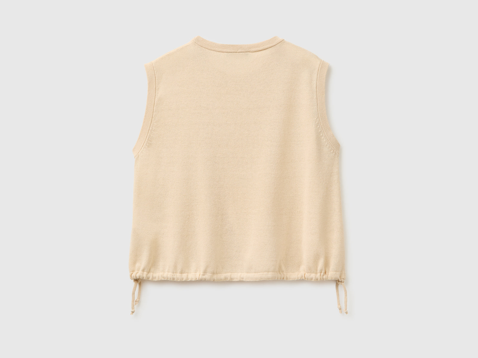 Camisola sem mangas em mistura de linho - ucb_image_BS