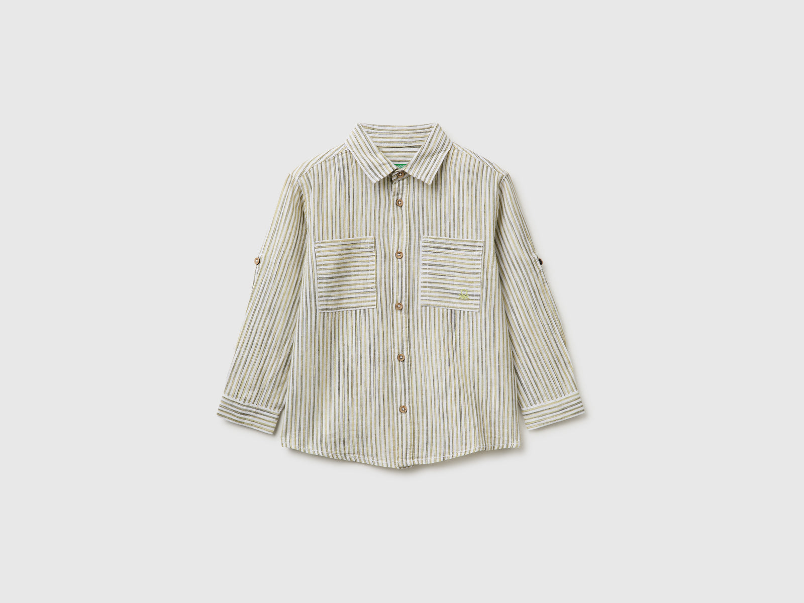 Striped linen blend shirt - ucb_image_FS
