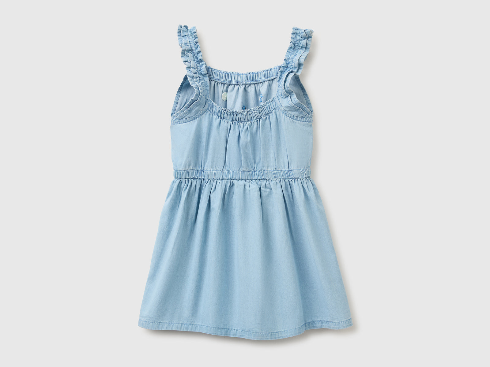 Vestido em chambray com bordados - ucb_image_BS