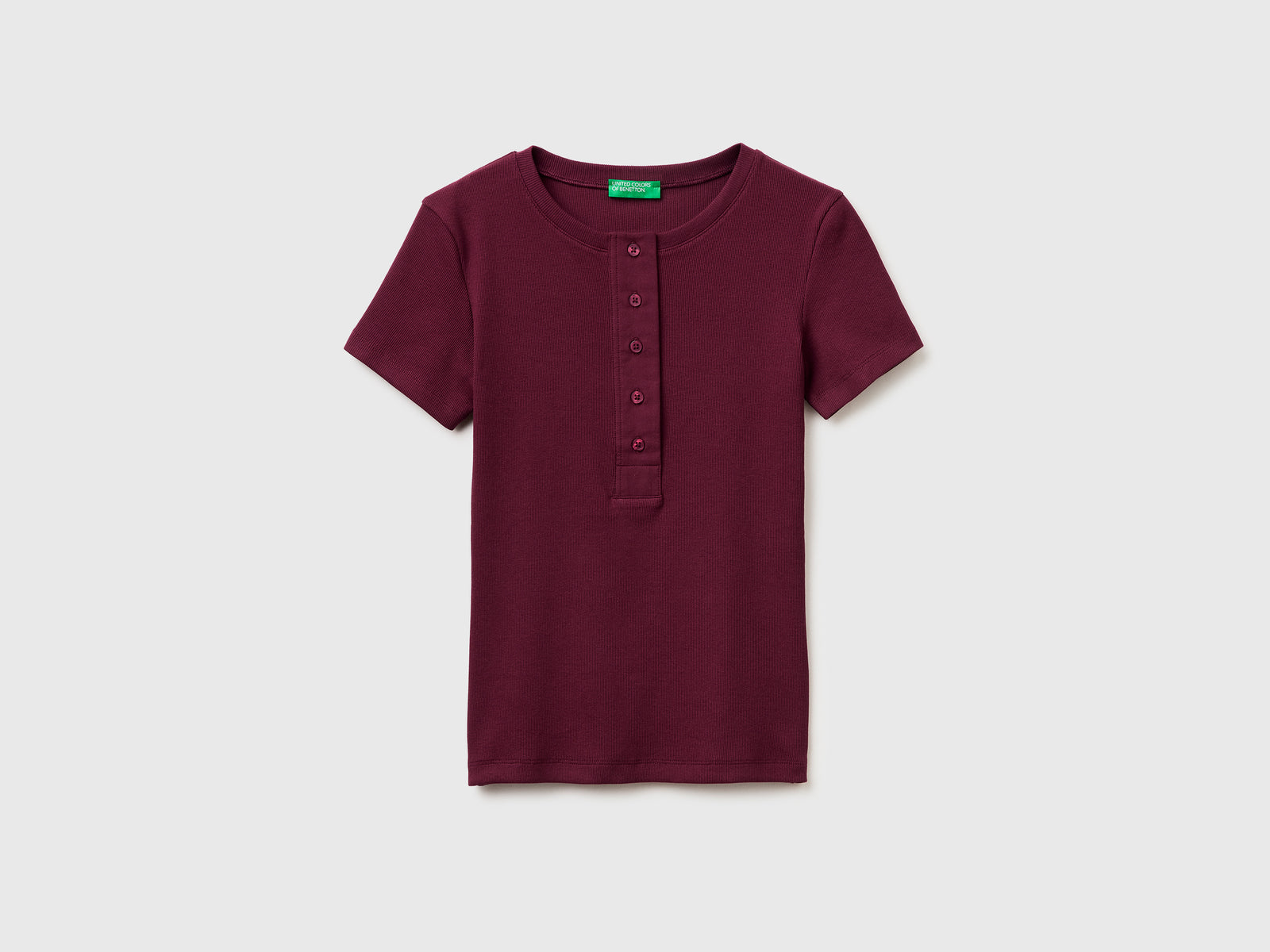 T-shirt carcela de botões canelada - ucb_image_FS