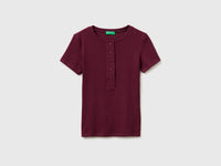 T-shirt carcela de botões canelada - ucb_image_FS
