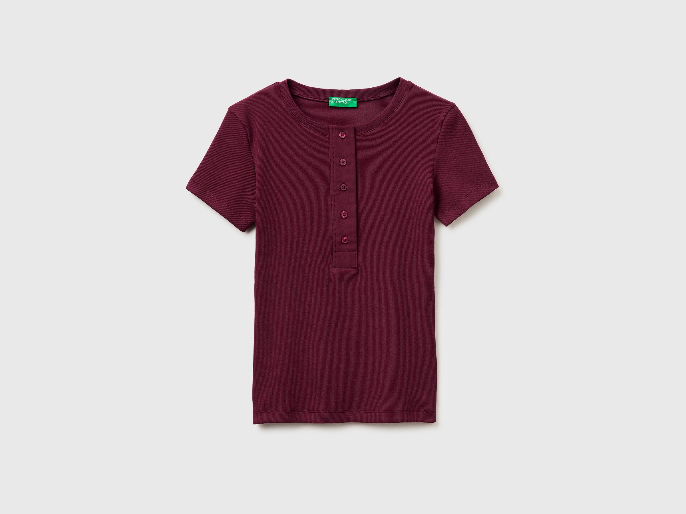 T-shirt carcela de botões canelada - ucb_image_FS