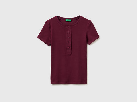 T-shirt carcela de botões canelada - ucb_image_FS