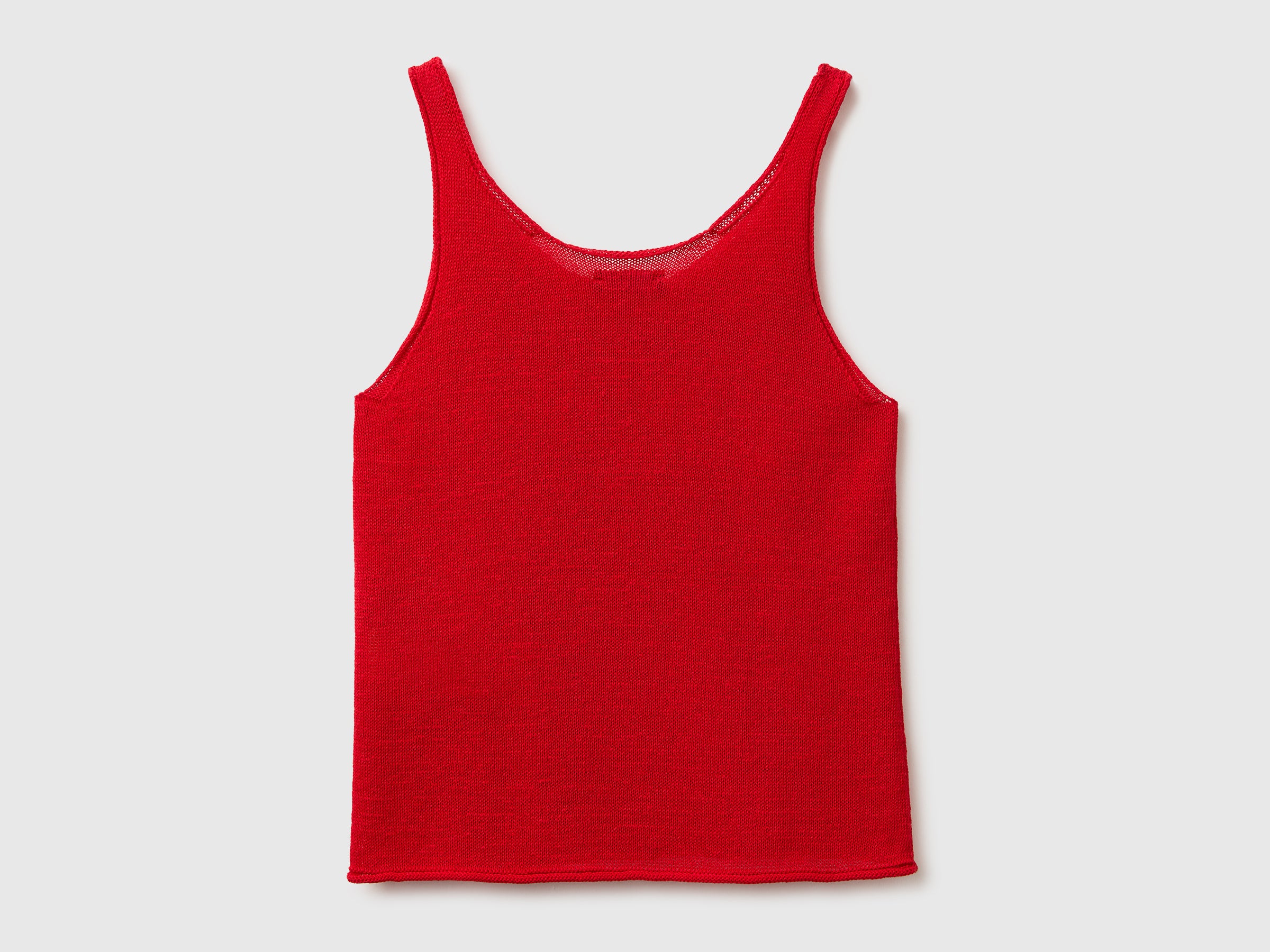Linen blend knit top - ucb_image_BS