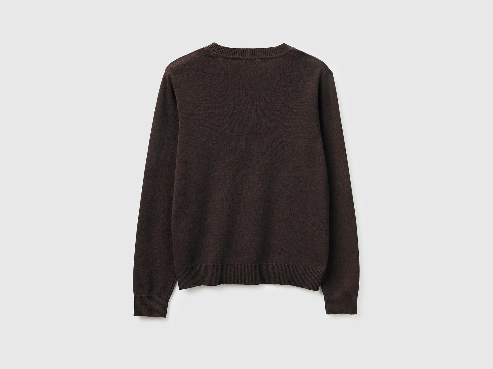 Brown sweater in tricot cotton - ucb_image_BS