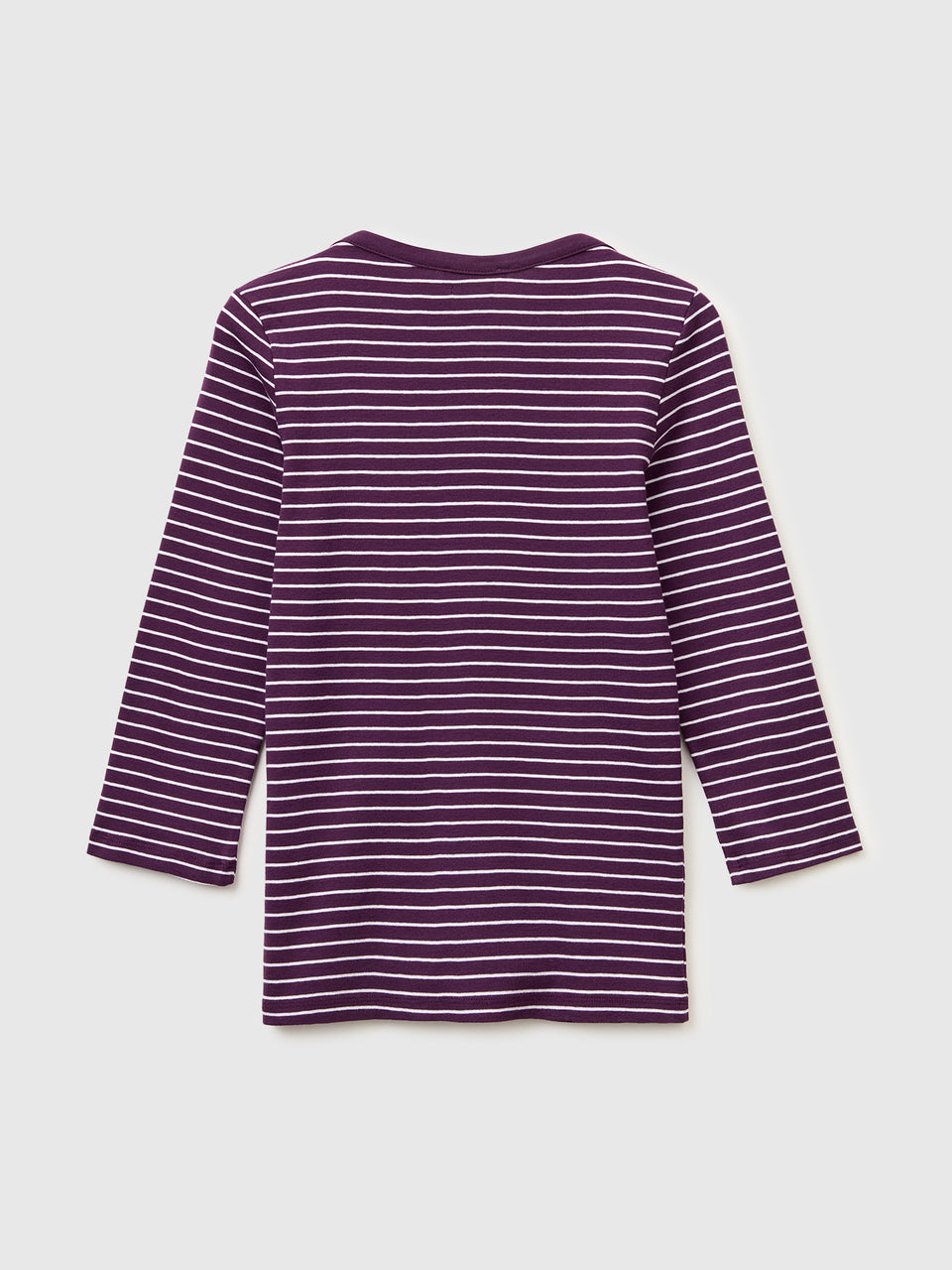 T-shirt às riscas com decote à barco - ucb_image_BS