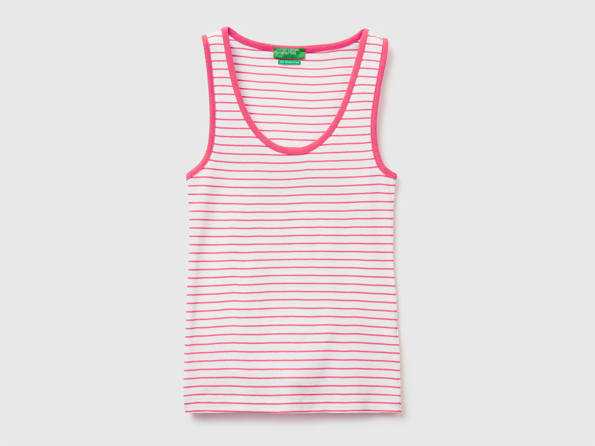 Striped tank top in pure cotton - ucb_image_FS