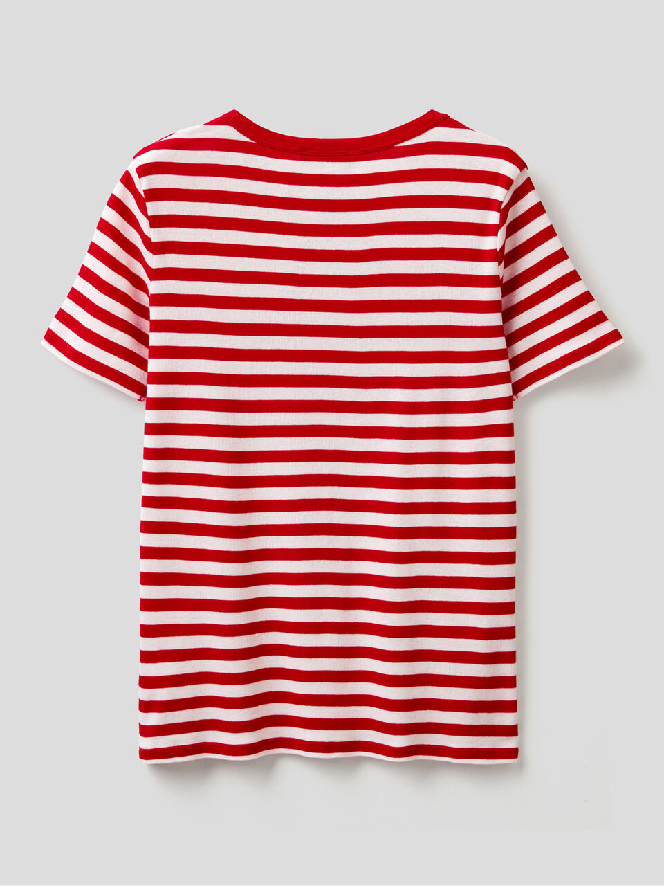 T-shirt girocollo a righe image number 2