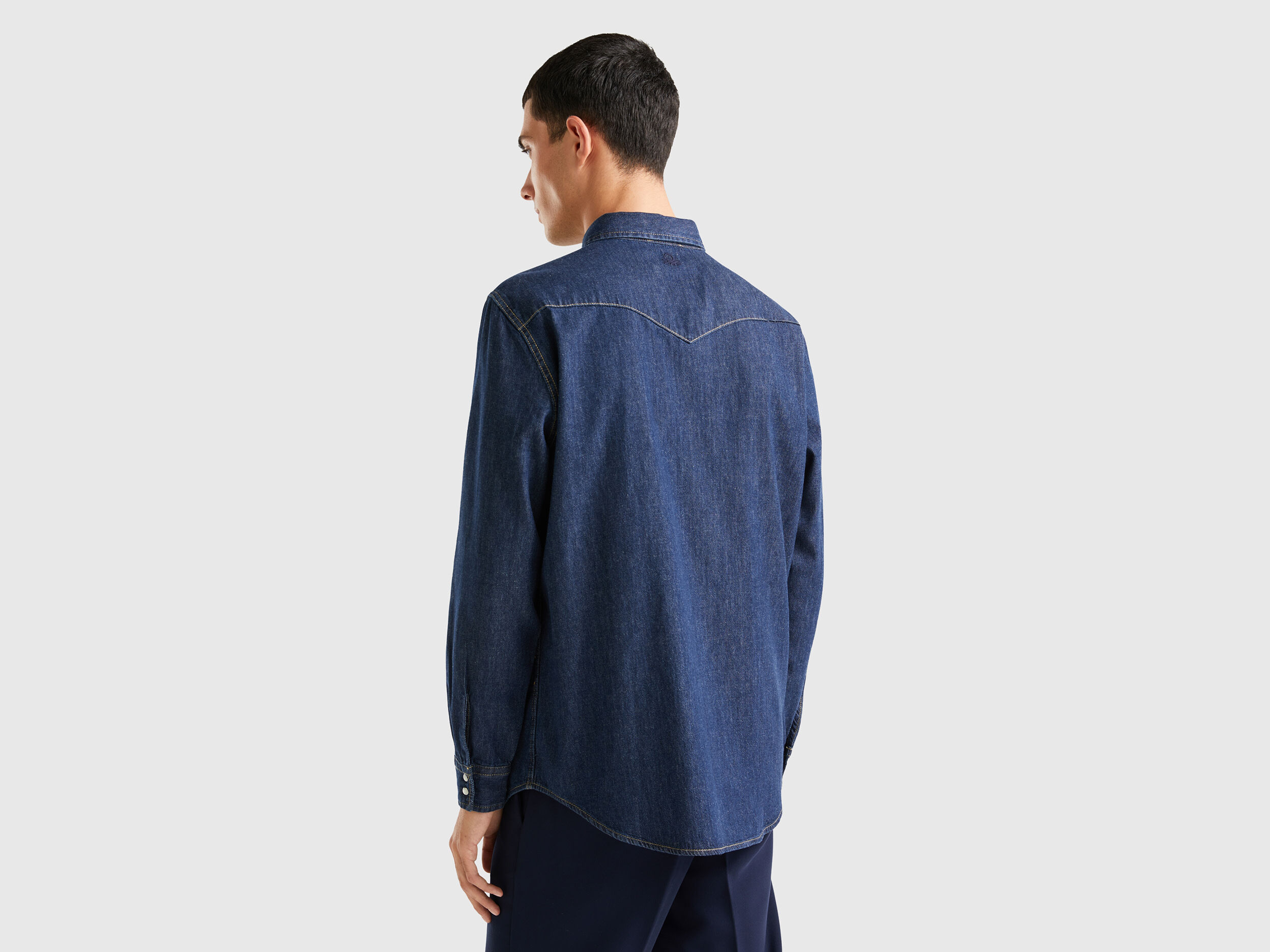 Camicia jeans deals benetton