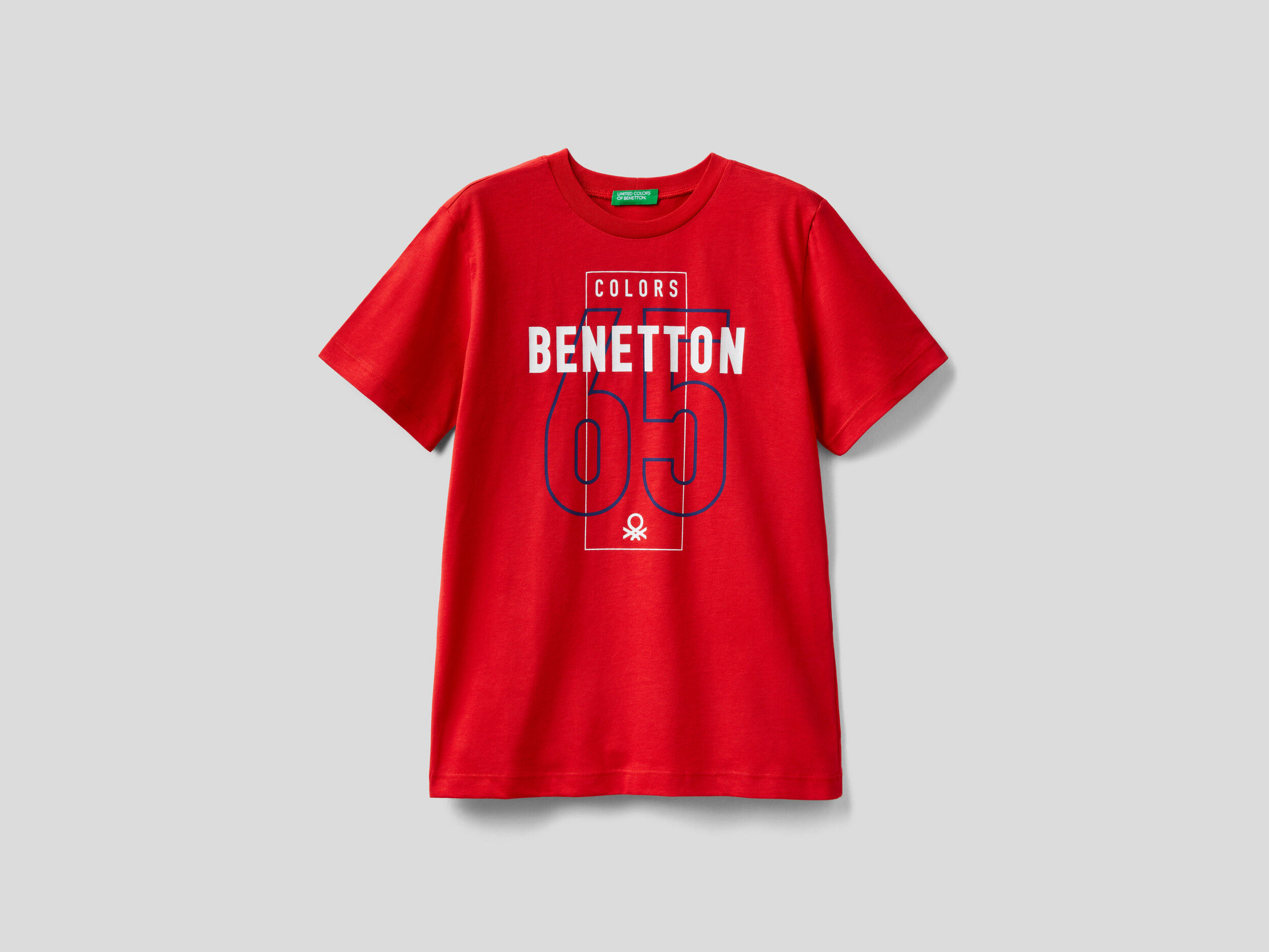 United Colors of Benetton Abbigliamento Top e t-shirt T-shirt T-shirt a maniche corte T-shirt In 100% Cotone Biologico 