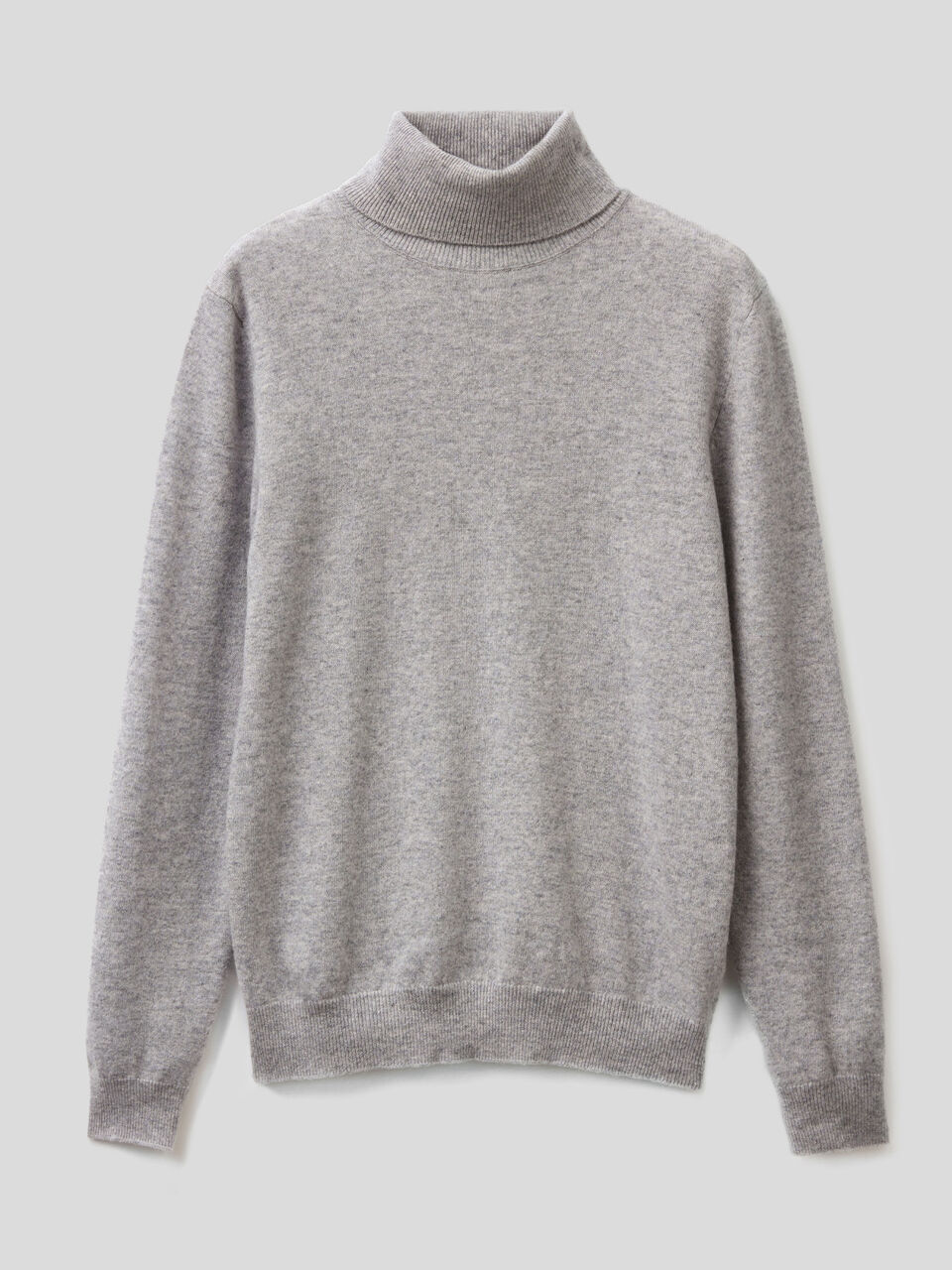 Maglione dolcevita in pura lana vergine image number 1