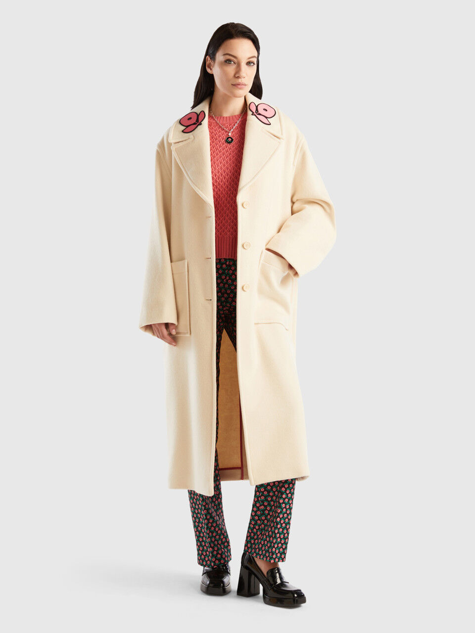 Benetton discount cappotti bambina