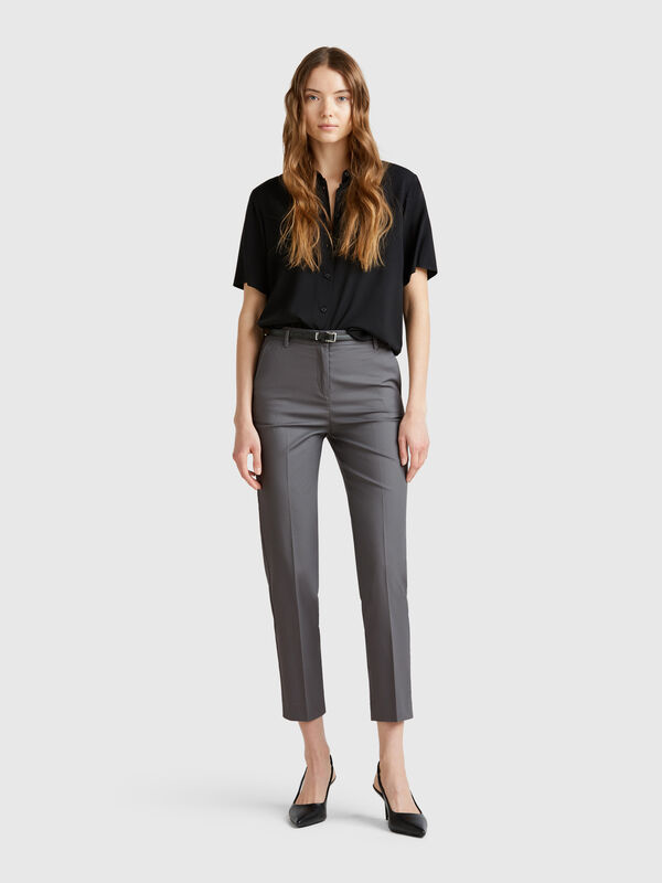Chino in cotone stretch Donna