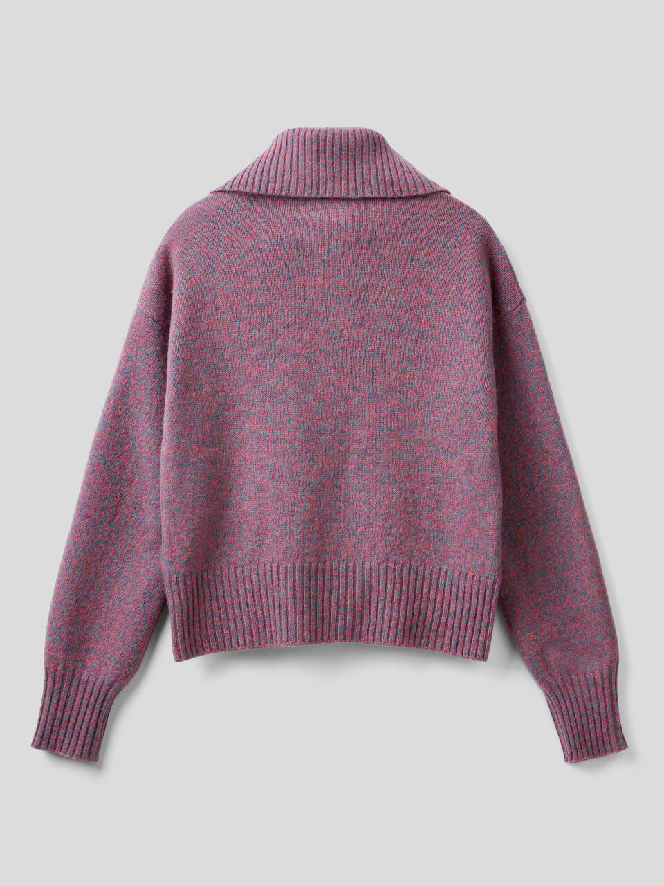 Polo in pura lana Shetland tricot image number 2