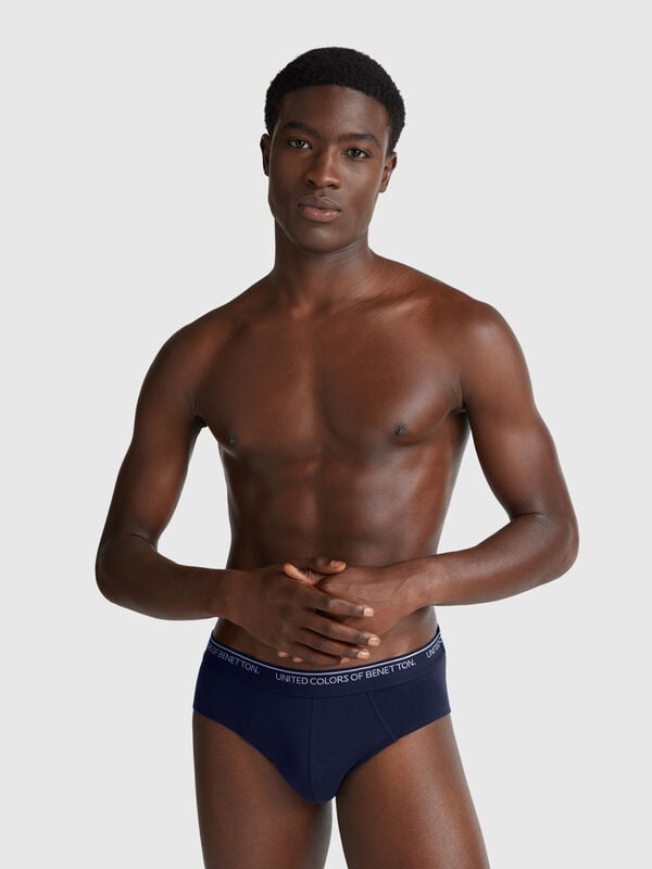 Slip in cotone elasticizzato Uomo