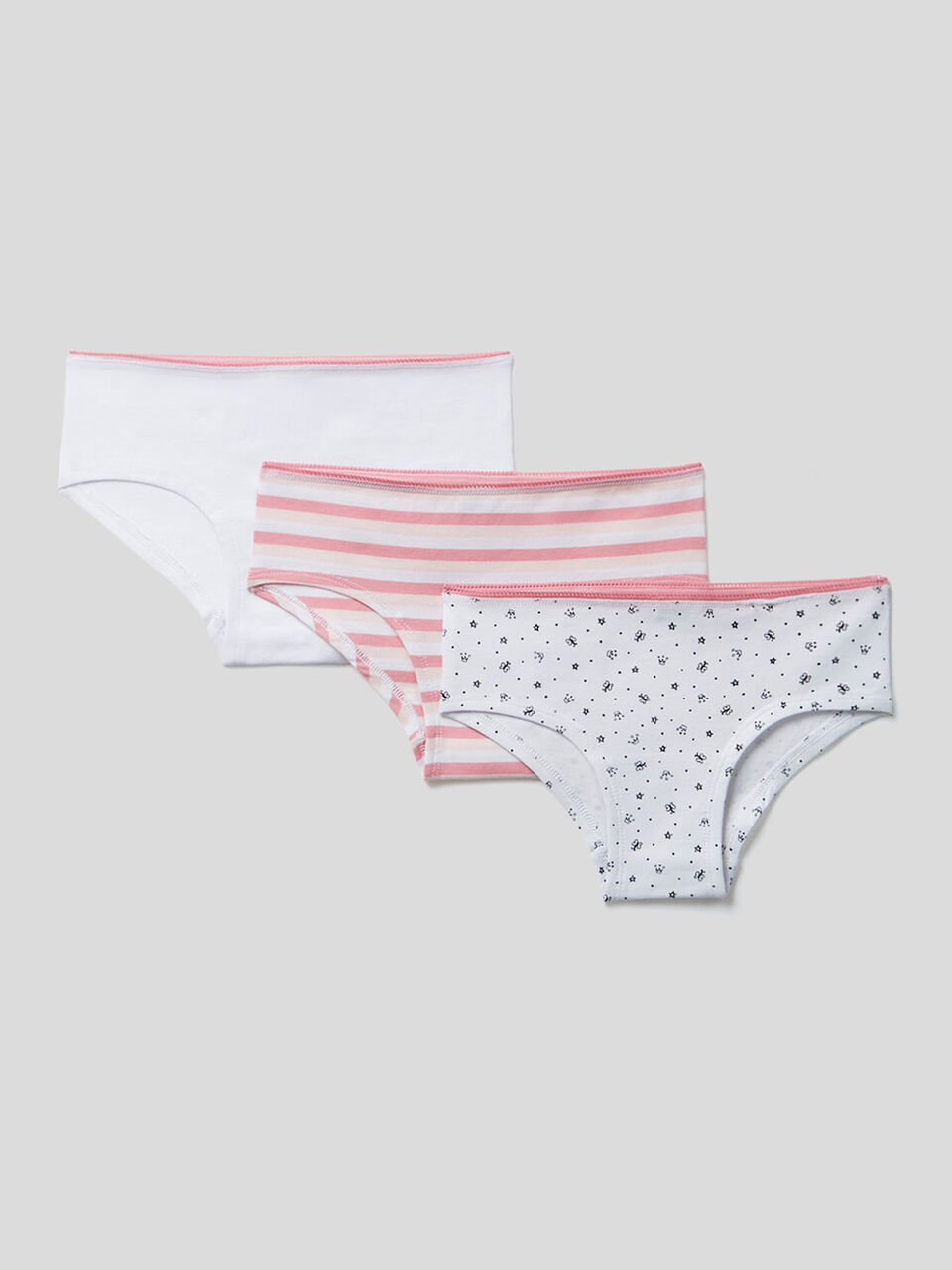 Tre culotte in cotone stretch image number 1