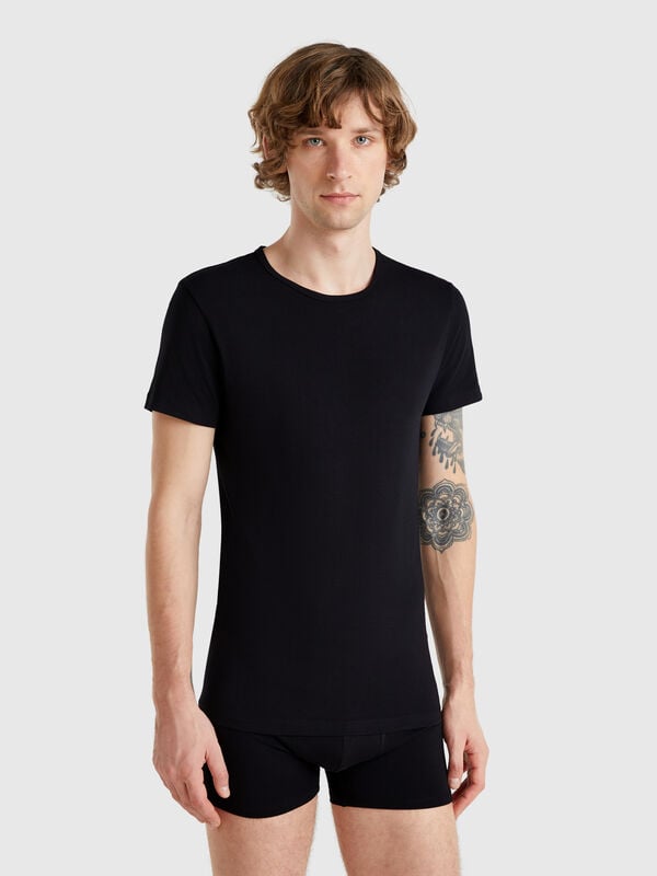 T-shirt in cotone stretch Uomo
