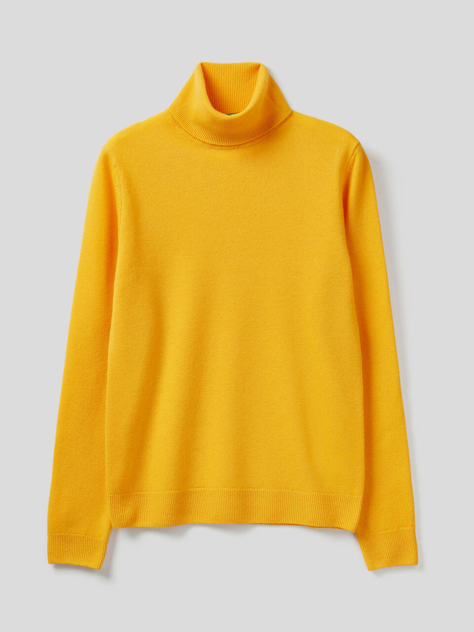 Maglione dolcevita in pura lana vergine image number 1