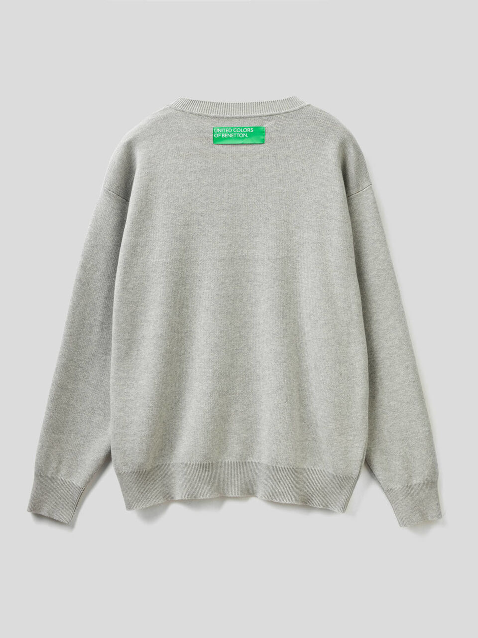 Maglia reversibile in cotone tricot image number 2
