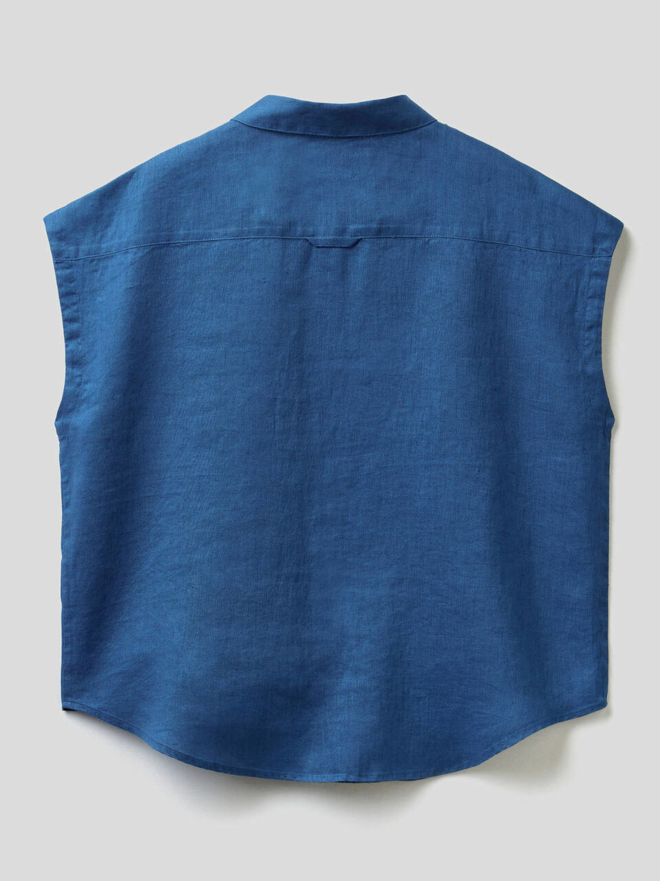 Camicia 100% lino a manica corta image number 2