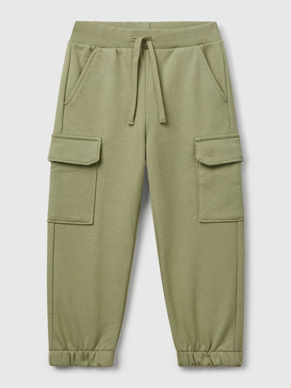 Pantaloni cargo in felpa Bambino