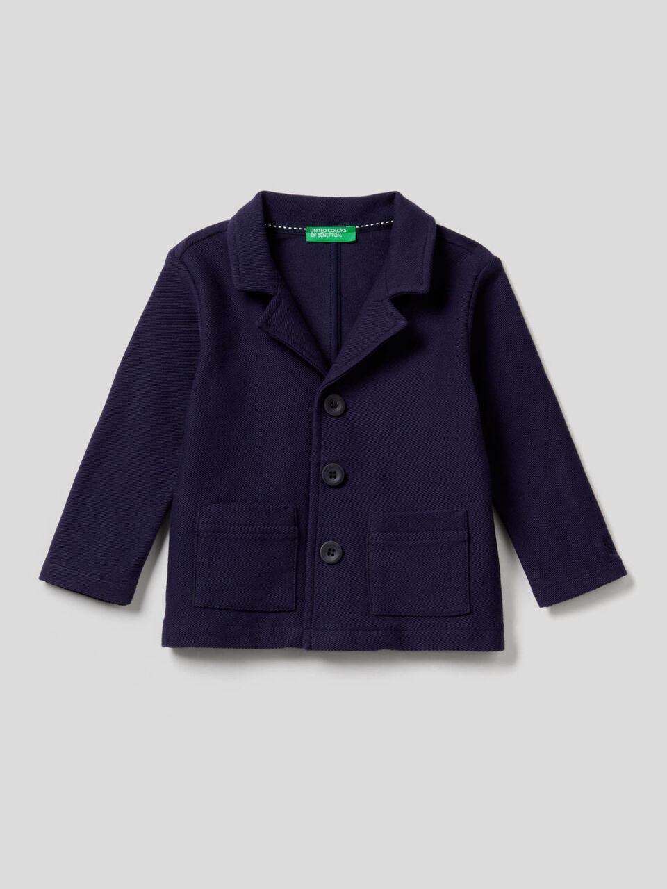 Blazer in felpa di 100% cotone image number 1