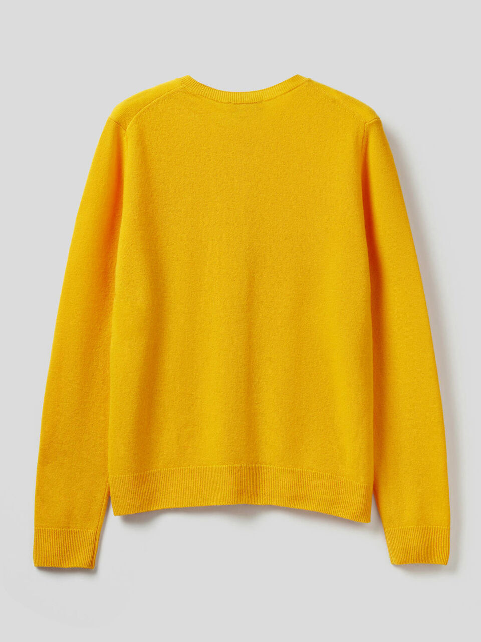 Cardigan girocollo in pura lana vergine image number 2
