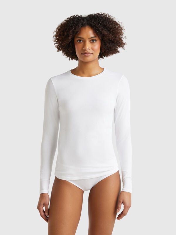 T-shirt in cotone super stretch Donna