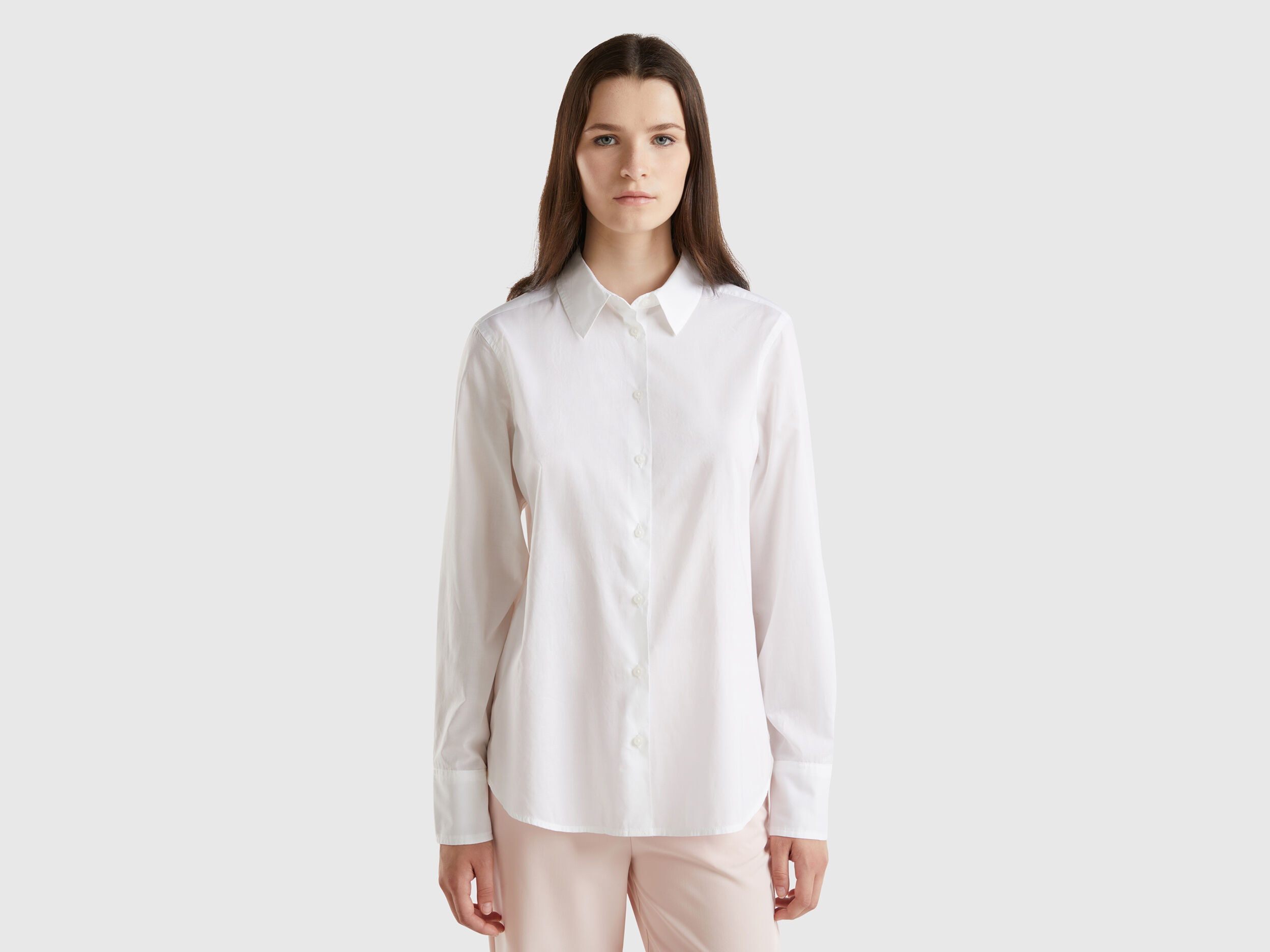 Camicia bianca bambina benetton deals