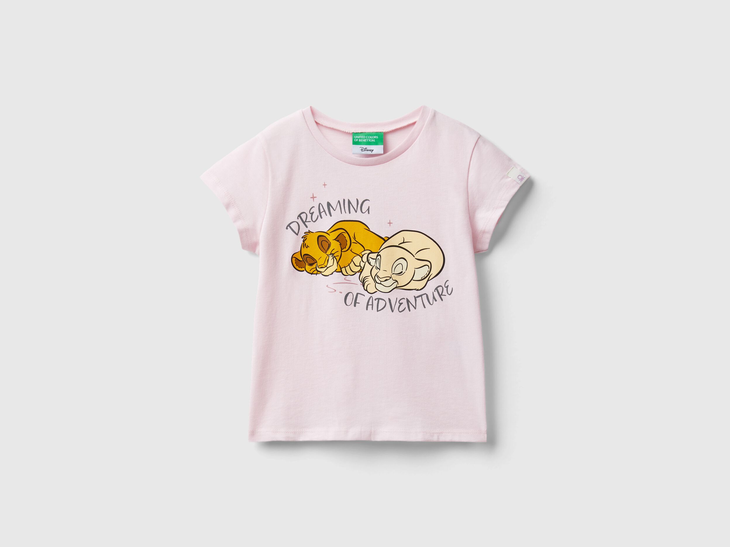 Maglietta rosa Disney Il Re Leone Rosa Benetton