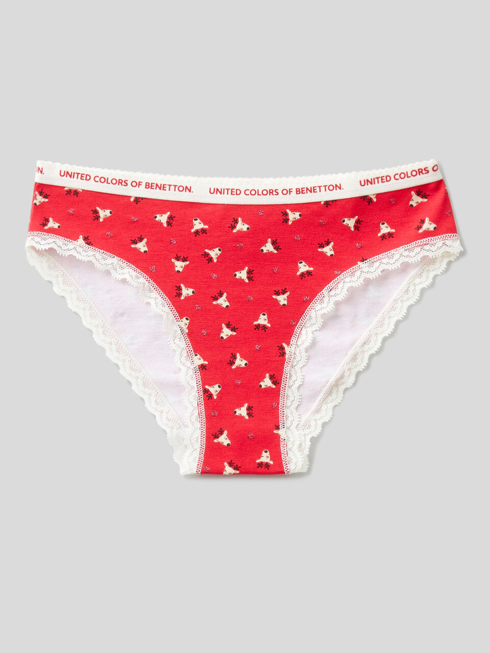 Slip con stampa renne image number 1