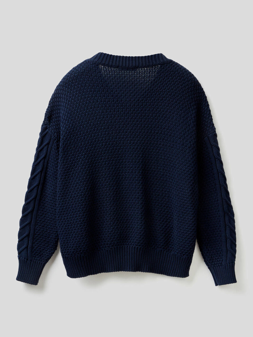 Maglia lavorata in puro cotone image number 2