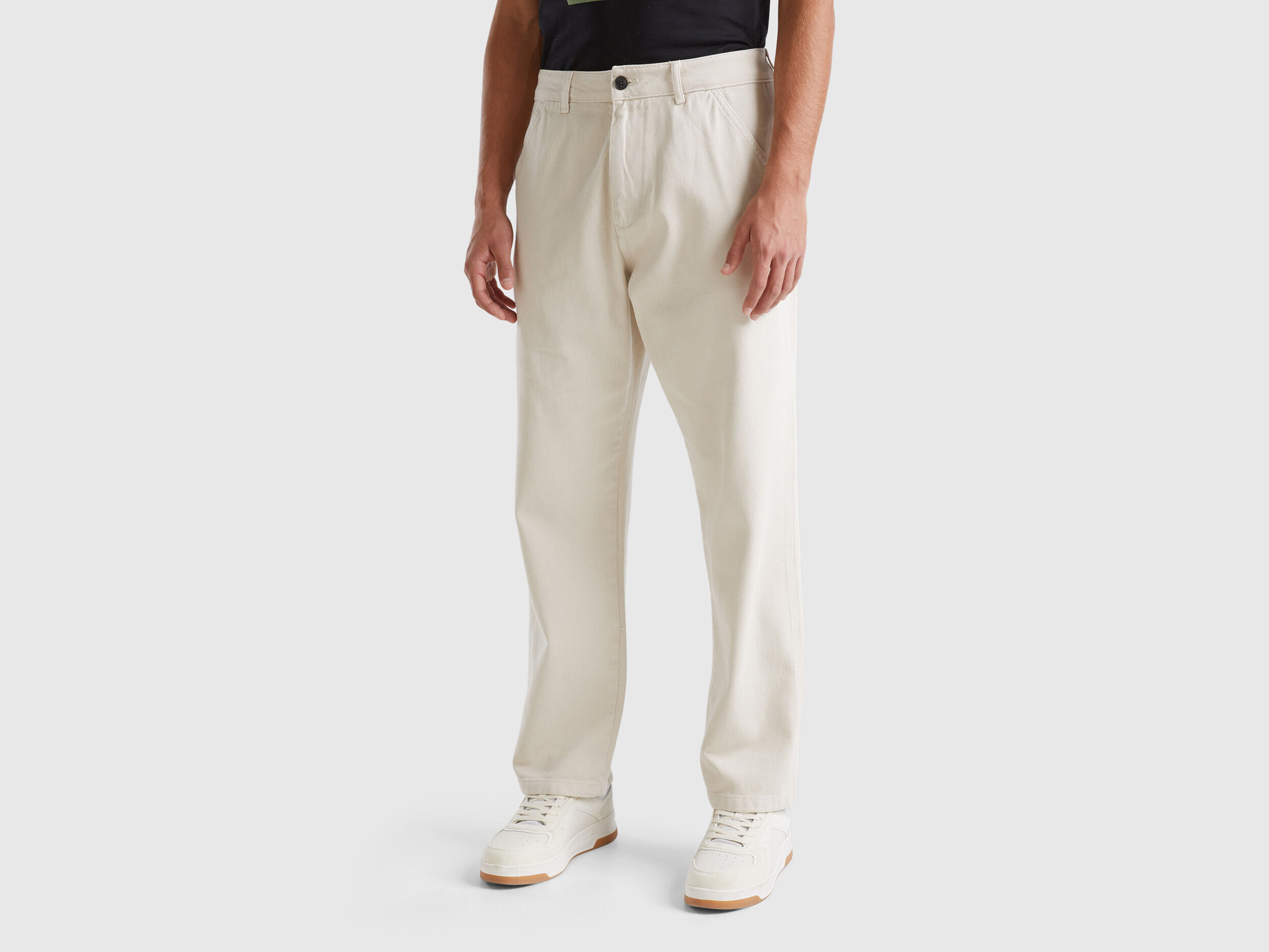 Pantaloni cotone benetton store