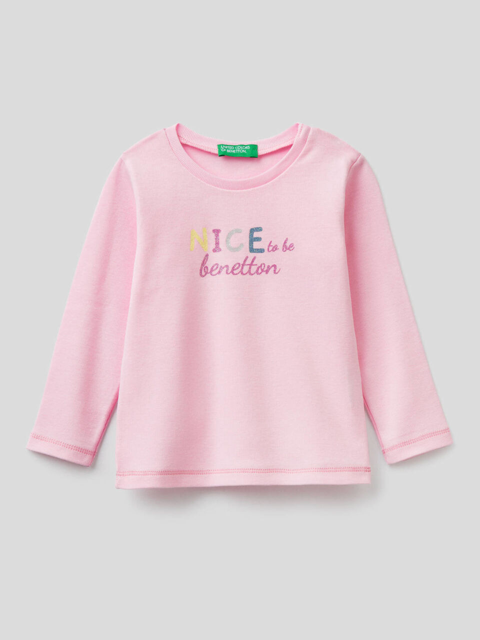 T-shirt manica lunga 100% cotone bio image number 1
