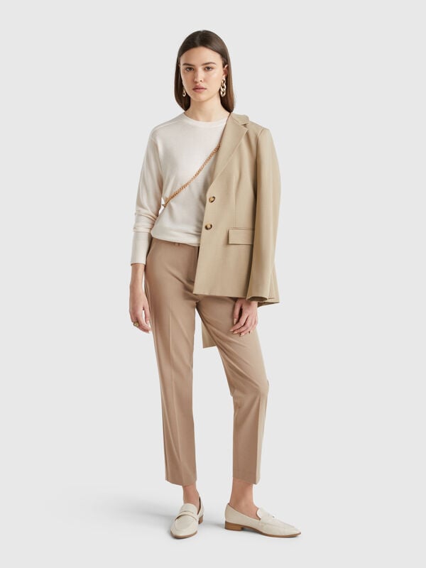 Pantaloni fluidi slim fit Donna