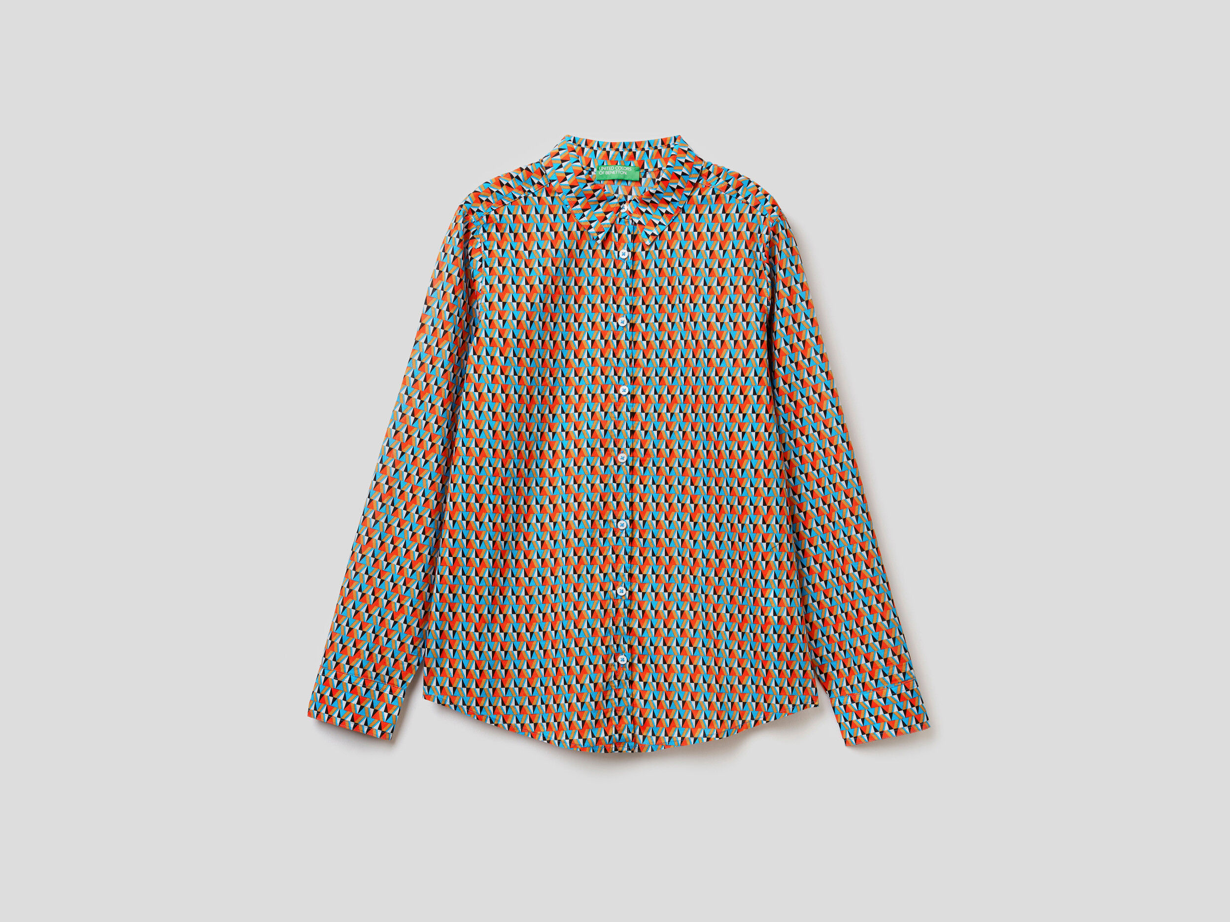United Colors of Benetton Abbigliamento Camicie Camicie a maniche corte Camicia A Quadri 100% Cotone 