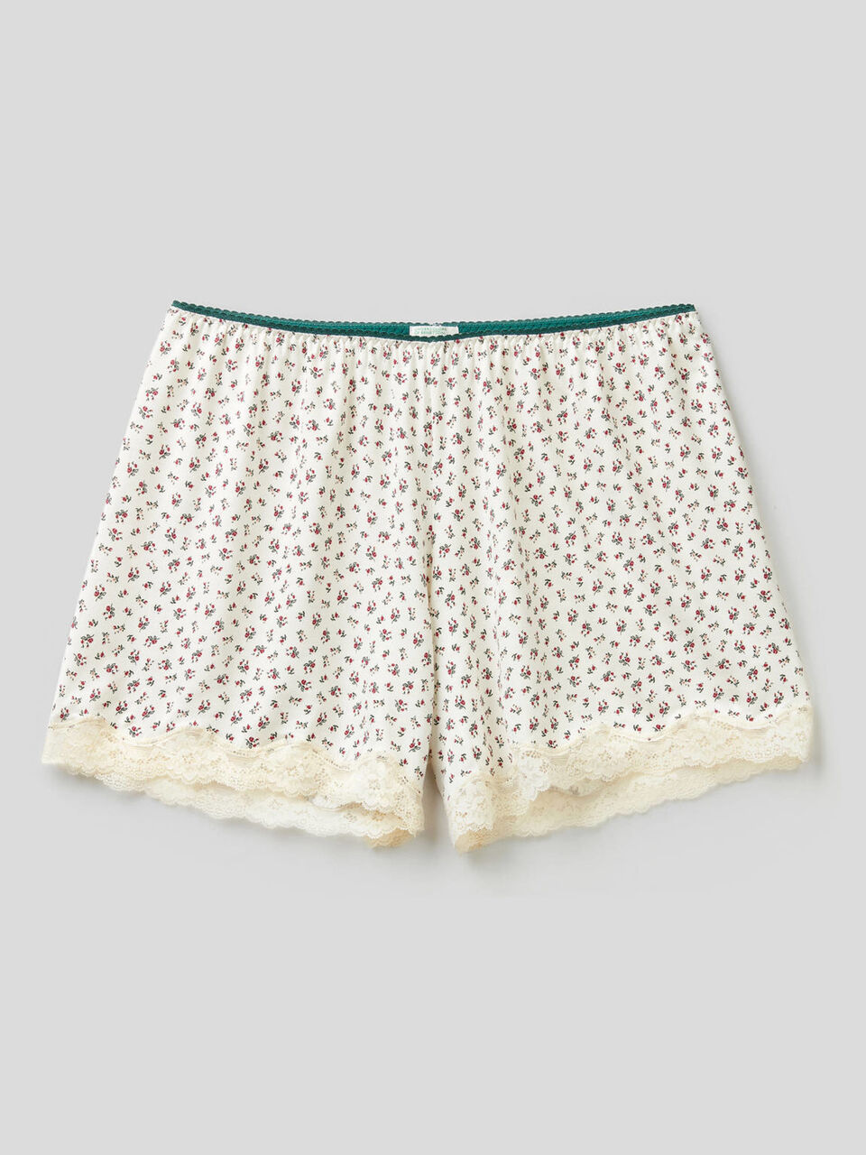 Shorts fantasia in viscosa sostenibile image number 1