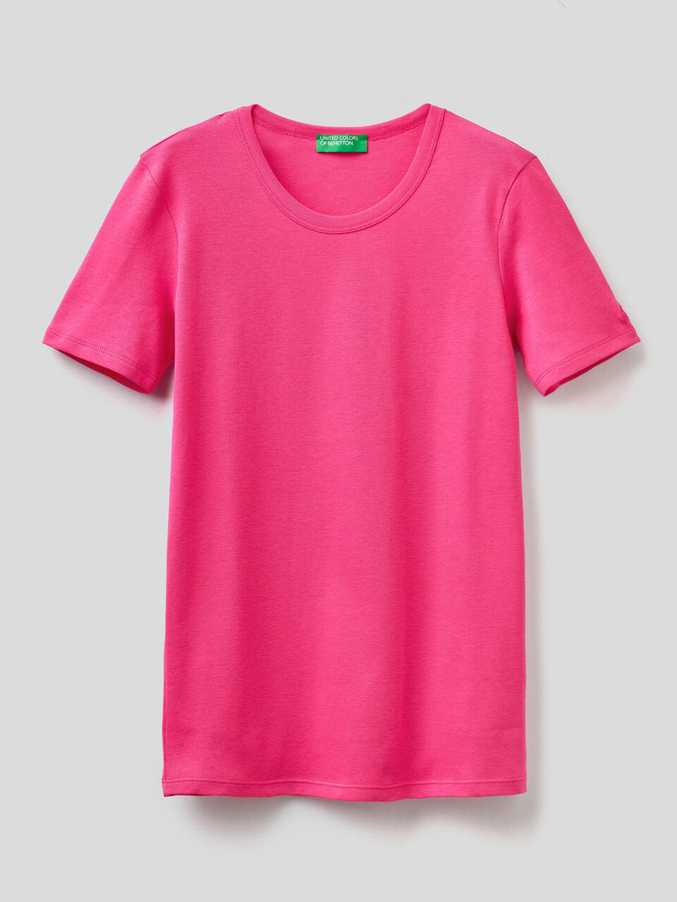 T-shirt in cotone a fibra lunga image number 1