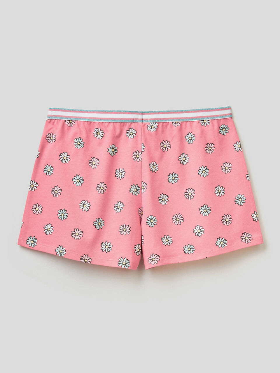 Shorts stampati in 100% cotone image number 2