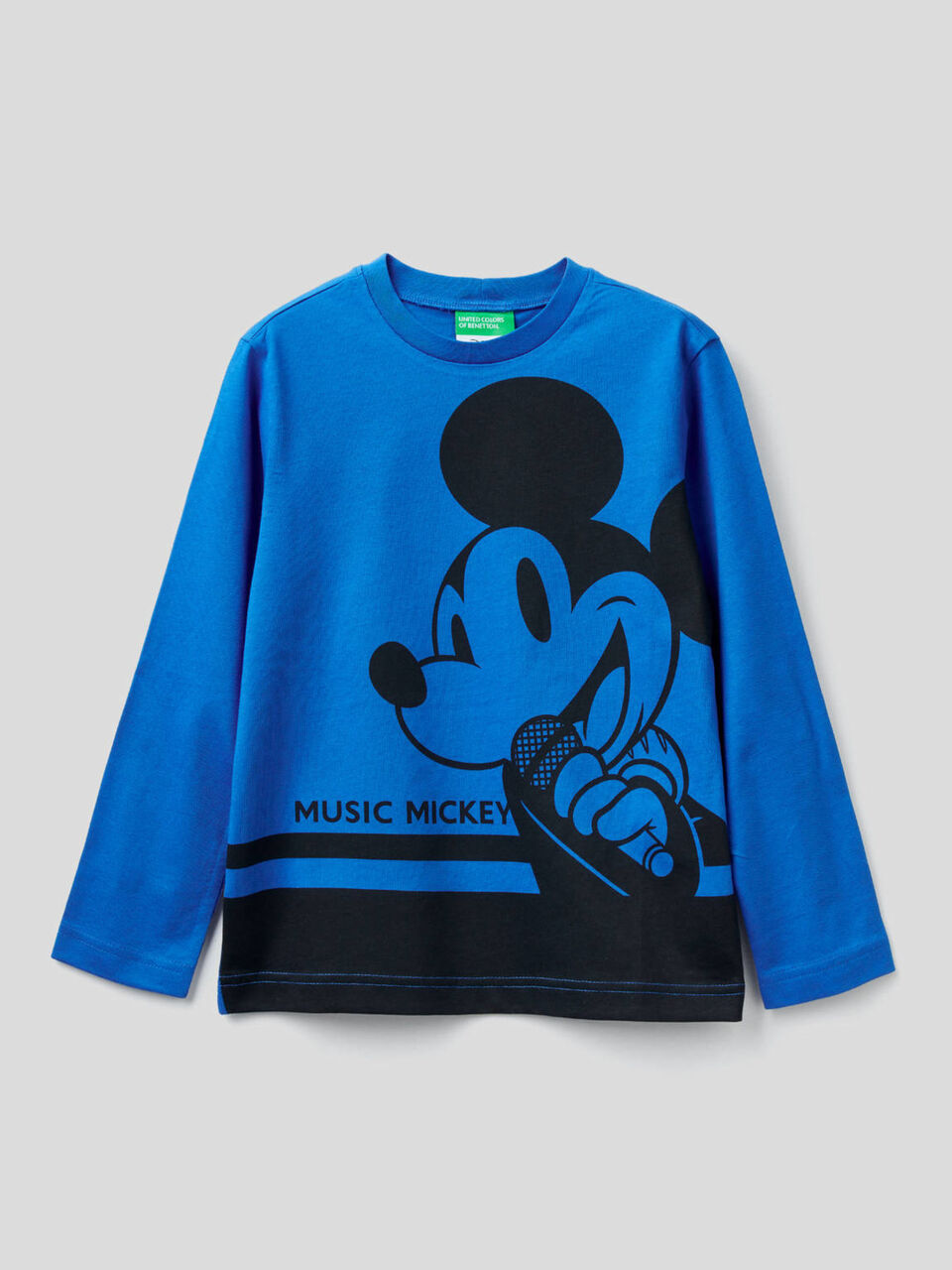 T-shirt manica lunga con stampa Topolino image number 1