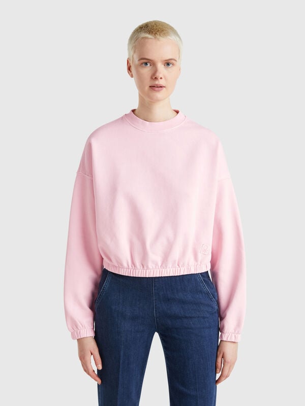 Felpa con elastico Donna